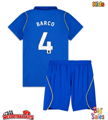Chelsea Valentin Barco #4 Replica Home Stadium Kit for Kids 2026-27 Short Sleeve (+ pants)